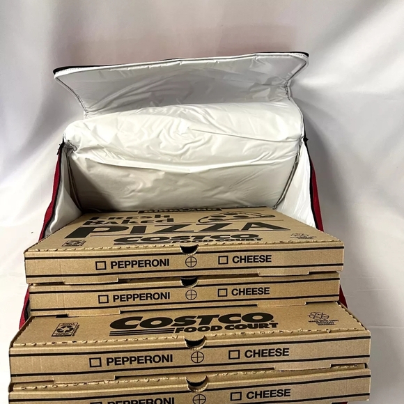 #1 Original Winware XXL Heavy Duty Pizza Food Delivery Bag 6*XLRed Messenger Bag - Picture 3 of 16